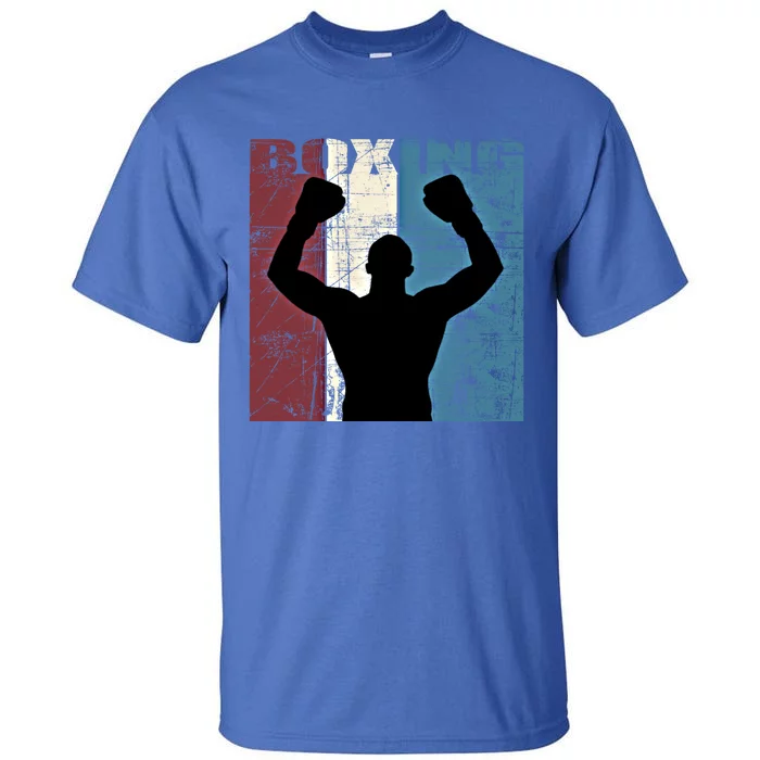 Boxing Vintage Boxing Player Distressed Gift Tall T-Shirt