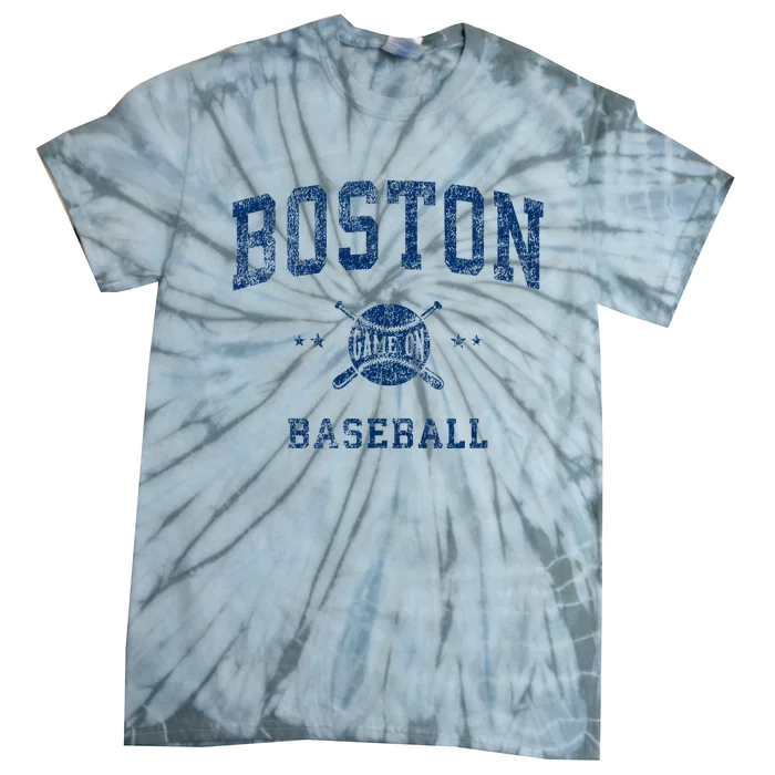 Boston Vintage Baseball Throwback Tie-Dye T-Shirt