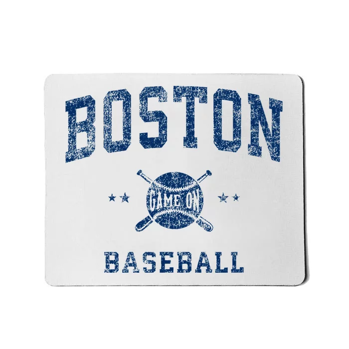 Boston Vintage Baseball Throwback Mousepad