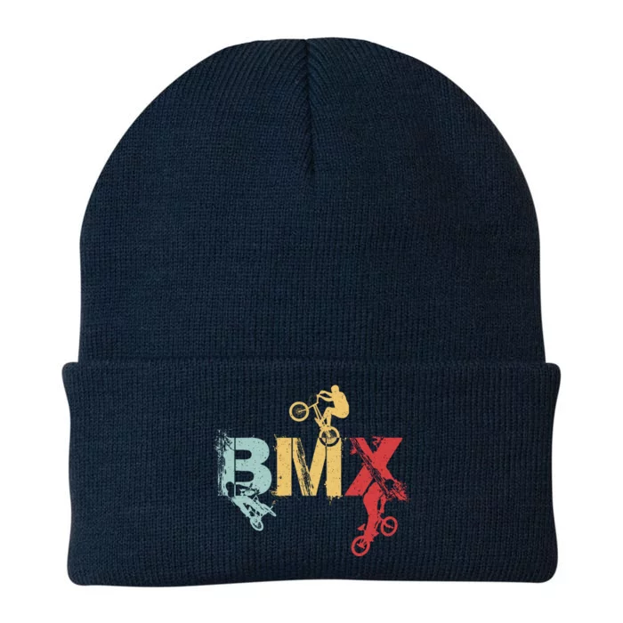 BMX Vintage Bike Fans Gift Boy BMX Knit Cap Winter Beanie