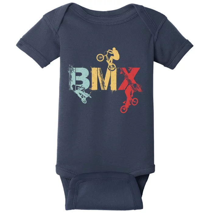 BMX Vintage Bike Fans Gift Boy BMX Baby Bodysuit