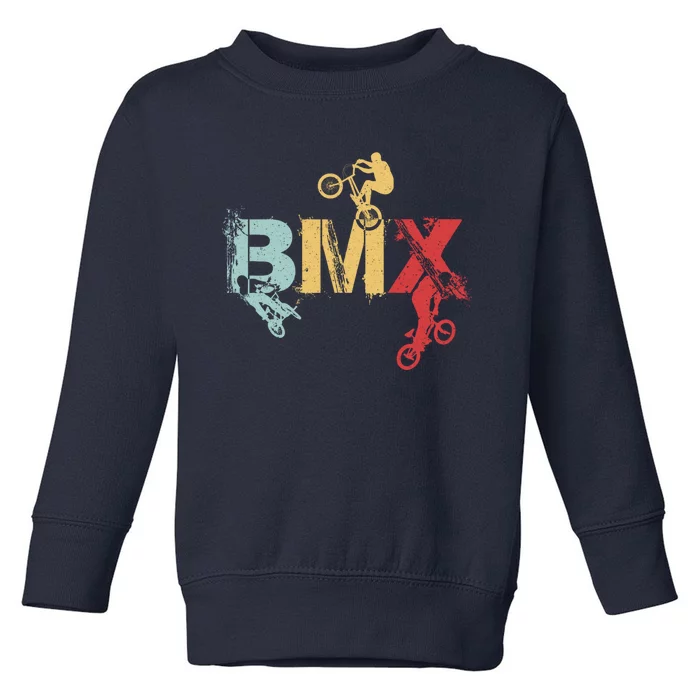 BMX Vintage Bike Fans Gift Boy BMX Toddler Sweatshirt