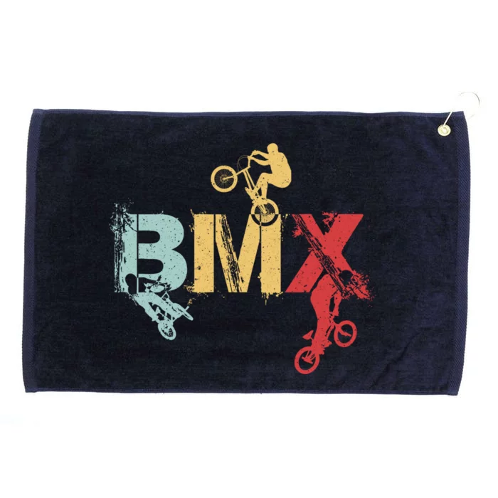 BMX Vintage Bike Fans Gift Boy BMX Grommeted Golf Towel