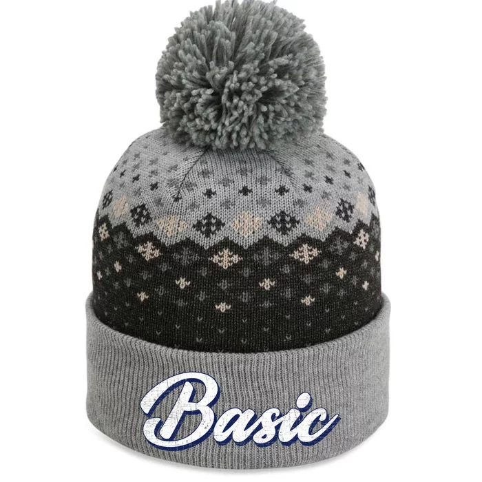 Basic Vintage The Baniff Cuffed Pom Beanie