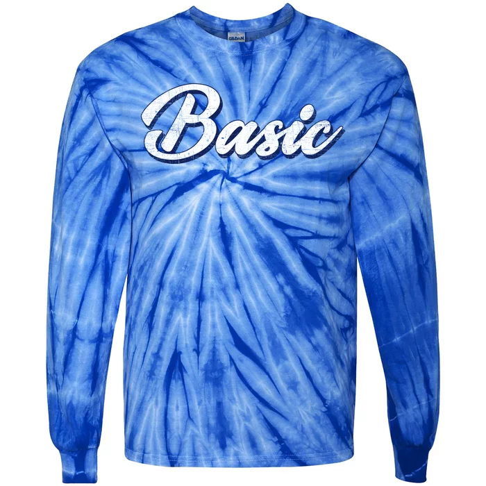 Basic Vintage Tie-Dye Long Sleeve Shirt