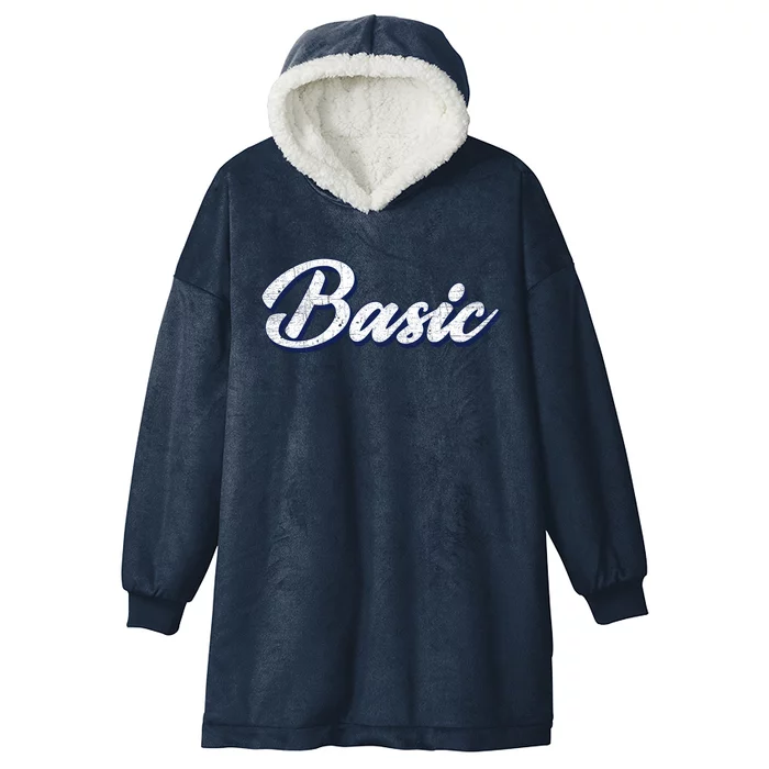 Basic Vintage Hooded Wearable Blanket