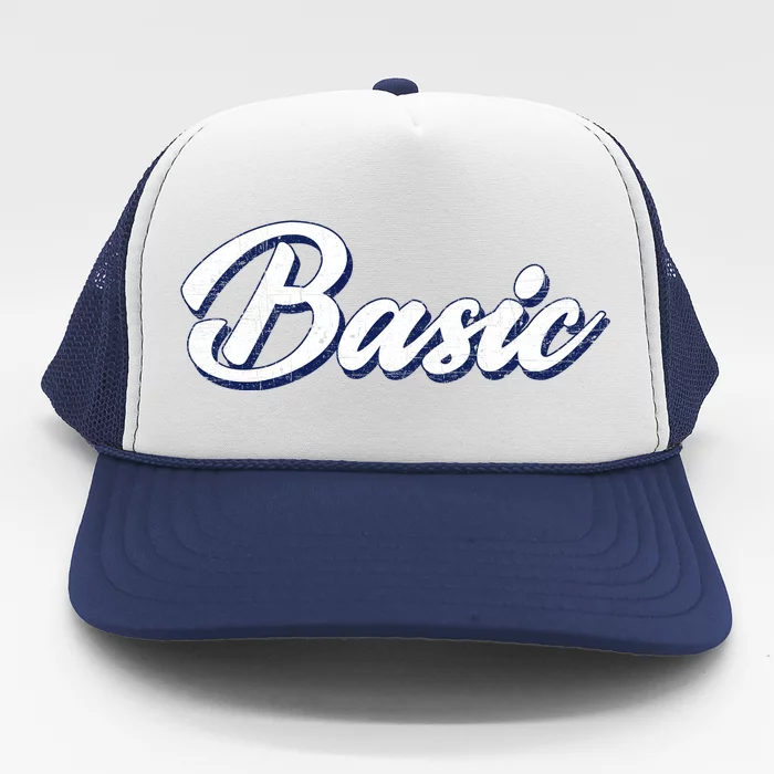 Basic Vintage Trucker Hat