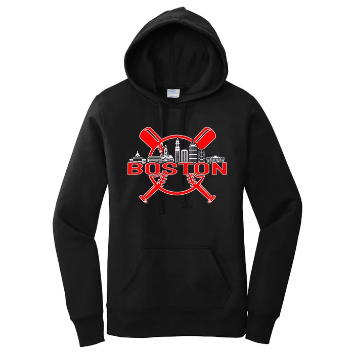 Boston Vintage Baseball Women's Pullover Hoodie