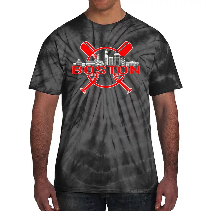 Boston Vintage Baseball Tie-Dye T-Shirt