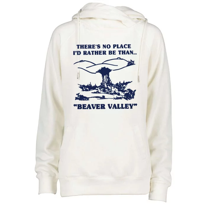 Beaver Valley Womens Funnel Neck Pullover Hood