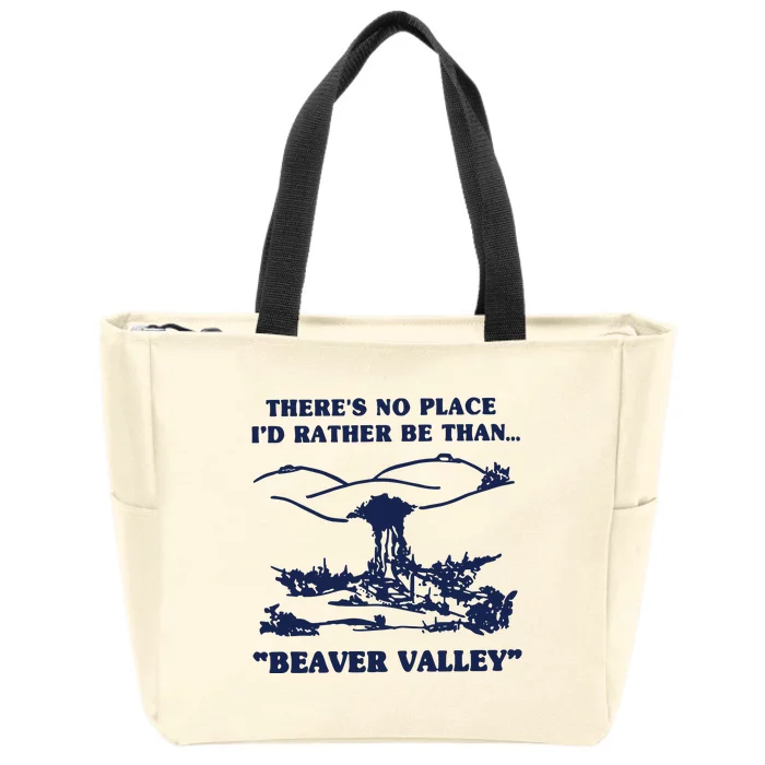 Beaver Valley Zip Tote Bag