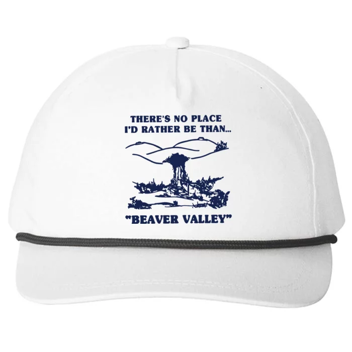 Beaver Valley Snapback Five-Panel Rope Hat