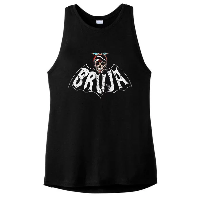 Bruja Vintage Bat Ladies Tri-Blend Wicking Tank