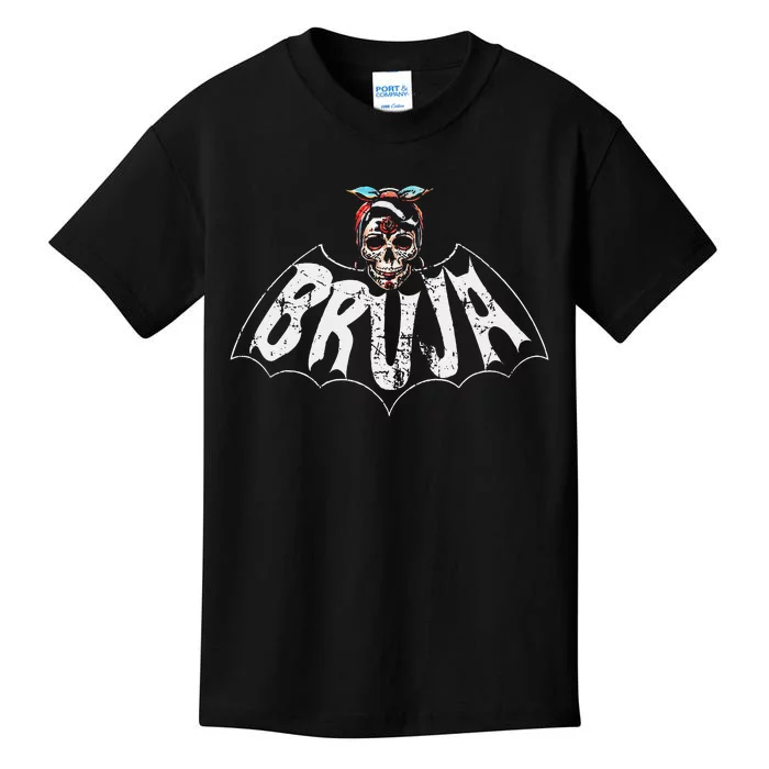 Bruja Vintage Bat Kids T-Shirt