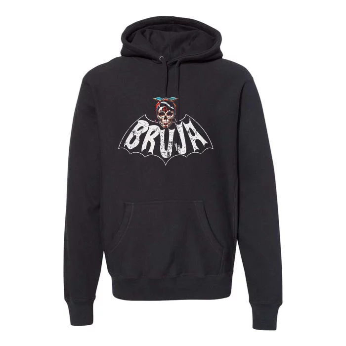 Bruja Vintage Bat Premium Hoodie