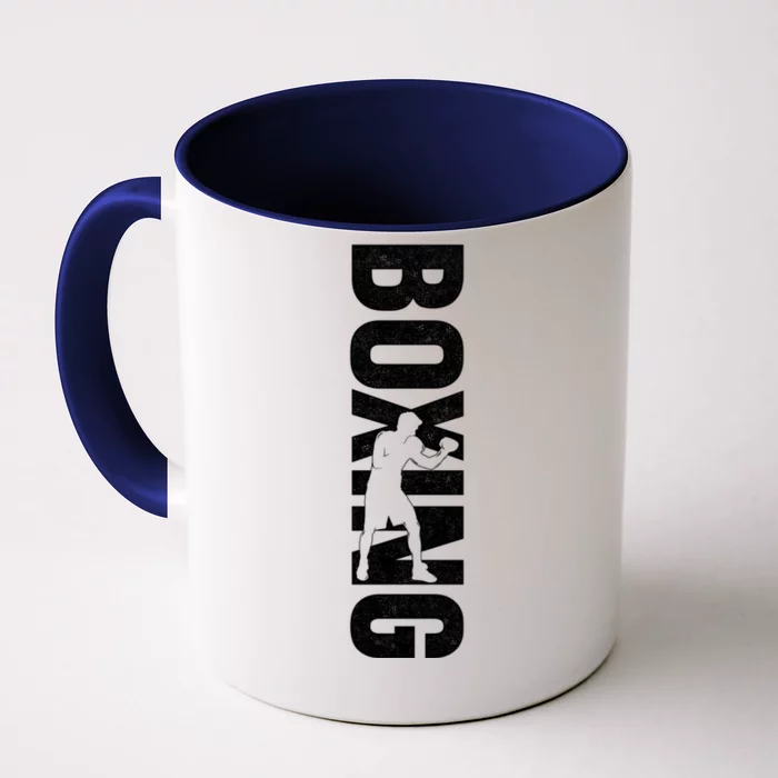 Boxing Vintage Boxing Gift Front & Back Coffee Mug