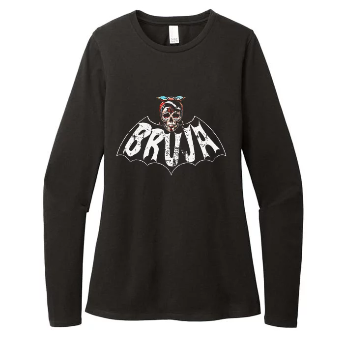 Bruja Vintage Bat Womens CVC Long Sleeve Shirt