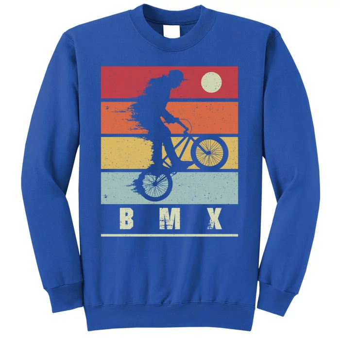 Bmx Vintage Bike Fans Kids Gift Boys Bmx Gift Tall Sweatshirt