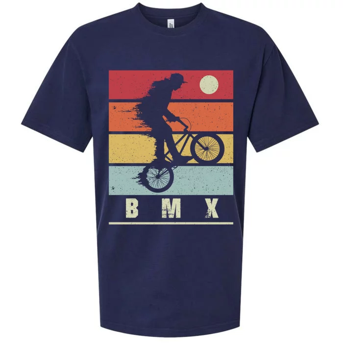 Bmx Vintage Bike Fans Kids Gift Boys Bmx Gift Sueded Cloud Jersey T-Shirt