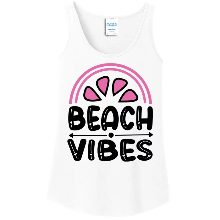 Beach Vibes Ladies Essential Tank