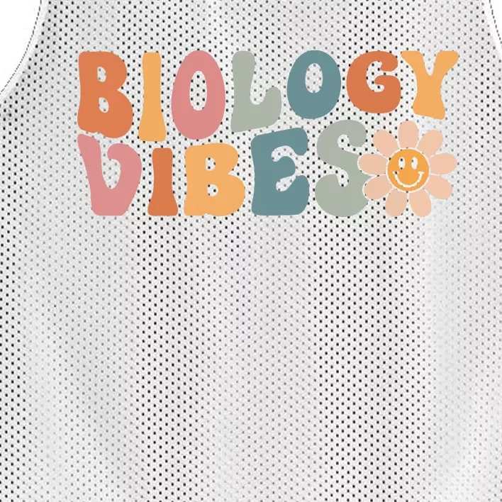 Biology Vibes Biology Teacher Student First Day Of School Mesh Reversible Basketball Jersey Tank