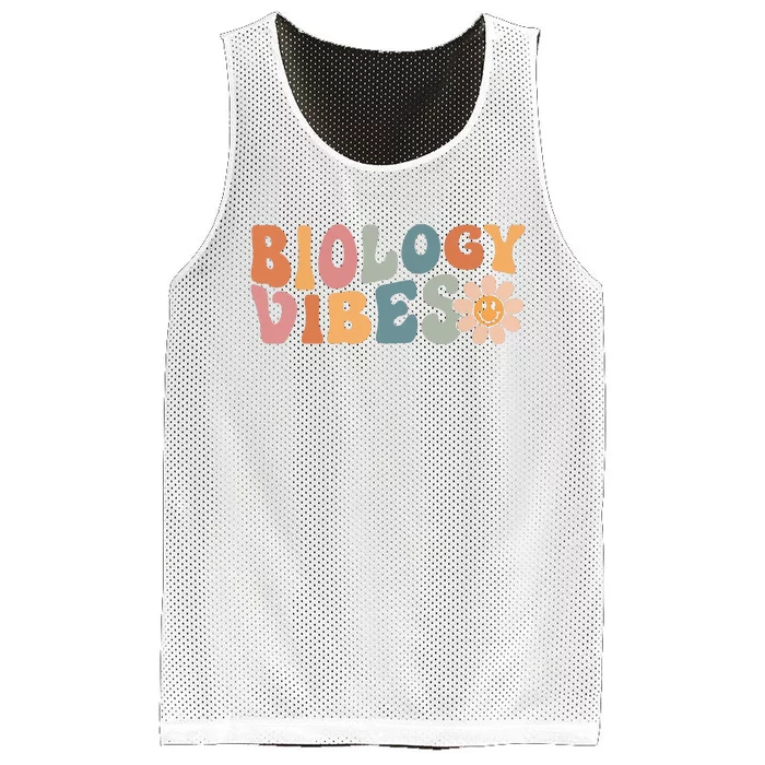 Biology Vibes Biology Teacher Student First Day Of School Mesh Reversible Basketball Jersey Tank