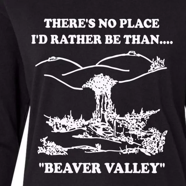 Beaver Valley Womens Cotton Relaxed Long Sleeve T-Shirt