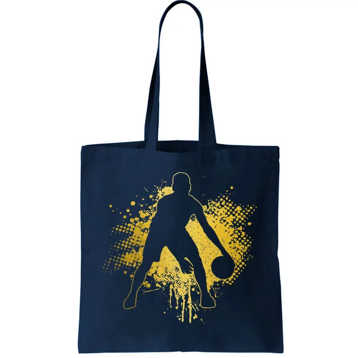 Basketball Vintage Bball Player Coach Sports Baller Tote Bag