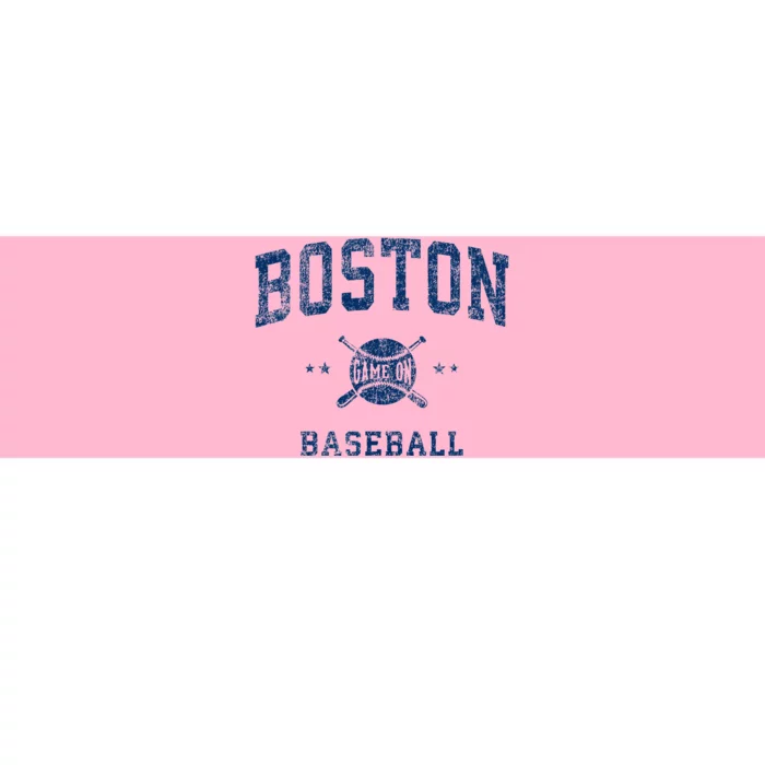 Boston Vintage Baseball Throwback Bumper Sticker