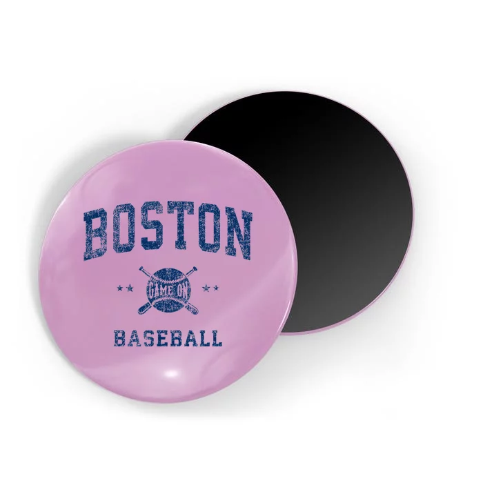 Boston Vintage Baseball Throwback Magnet