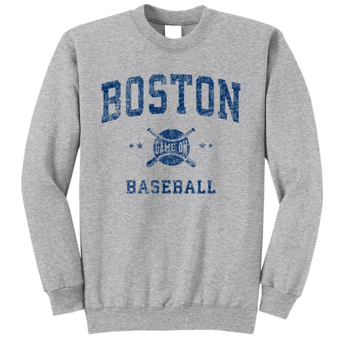 Boston Vintage Baseball Throwback Tall Sweatshirt