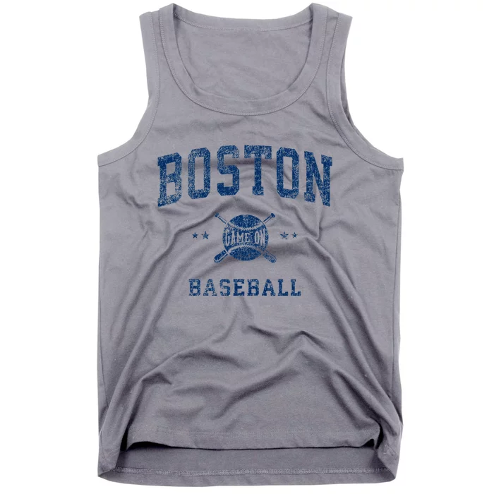 Boston Vintage Baseball Throwback Tank Top