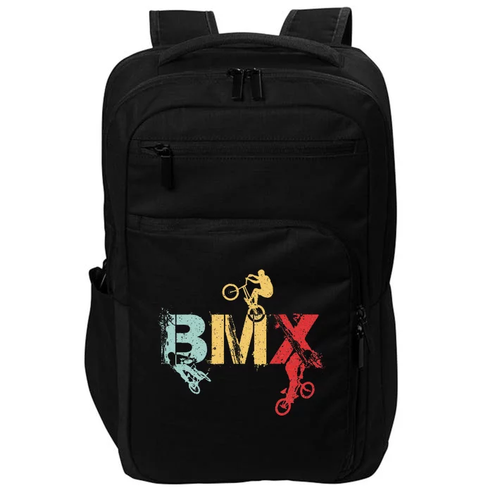 Bmx Vintage Bike Fans Impact Tech Backpack