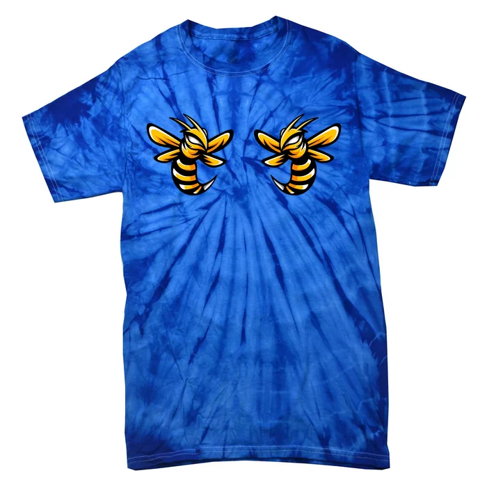 Boobies Vs Boob Bees And Boobees Vs Boo Bees Gift Tie-Dye T-Shirt