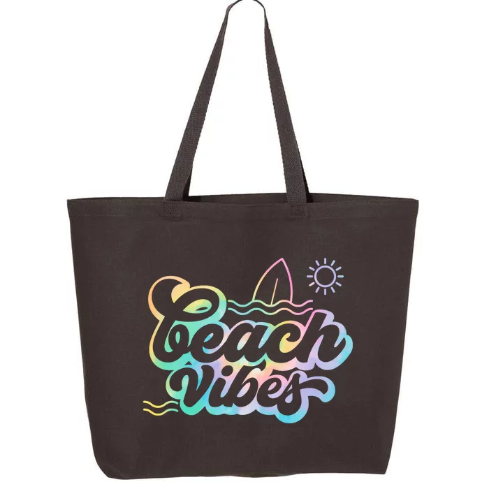 Beach Vibes Colorful Ocean 25L Jumbo Tote