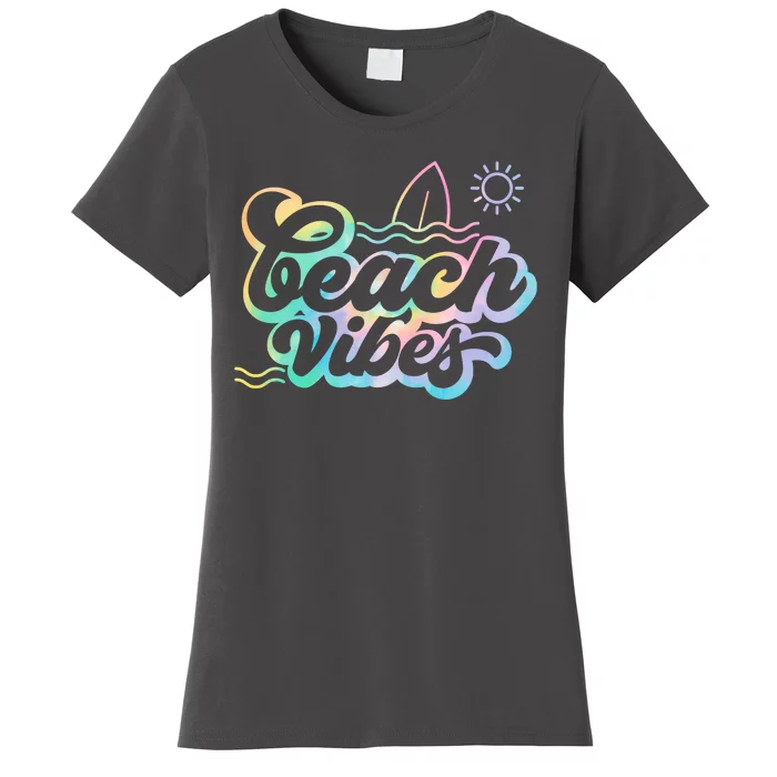 Beach Vibes Colorful Ocean Women's T-Shirt