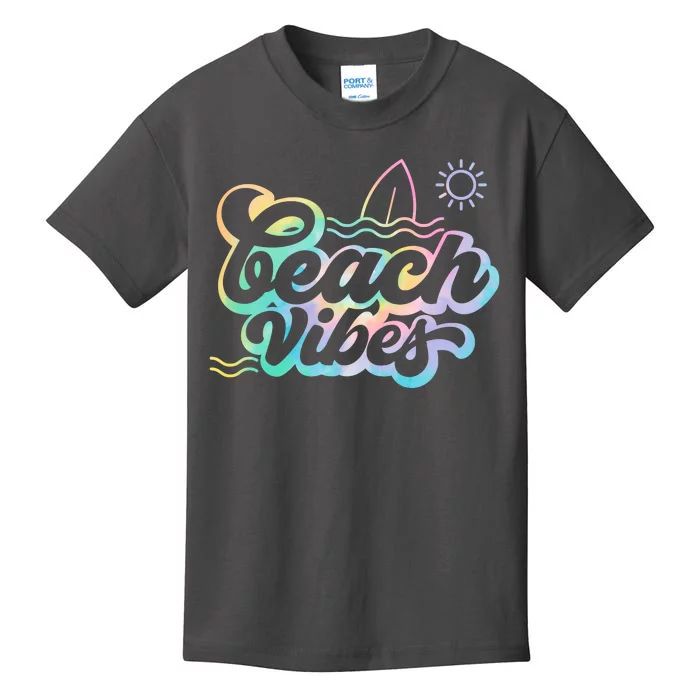 Beach Vibes Colorful Ocean Kids T-Shirt