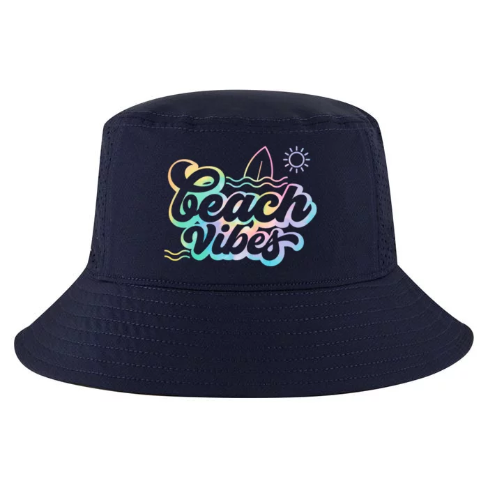 Beach Vibes Colorful Ocean Cool Comfort Performance Bucket Hat