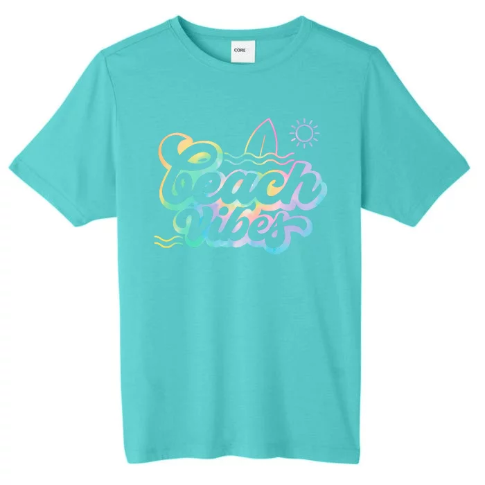 Beach Vibes Colorful Ocean ChromaSoft Performance T-Shirt