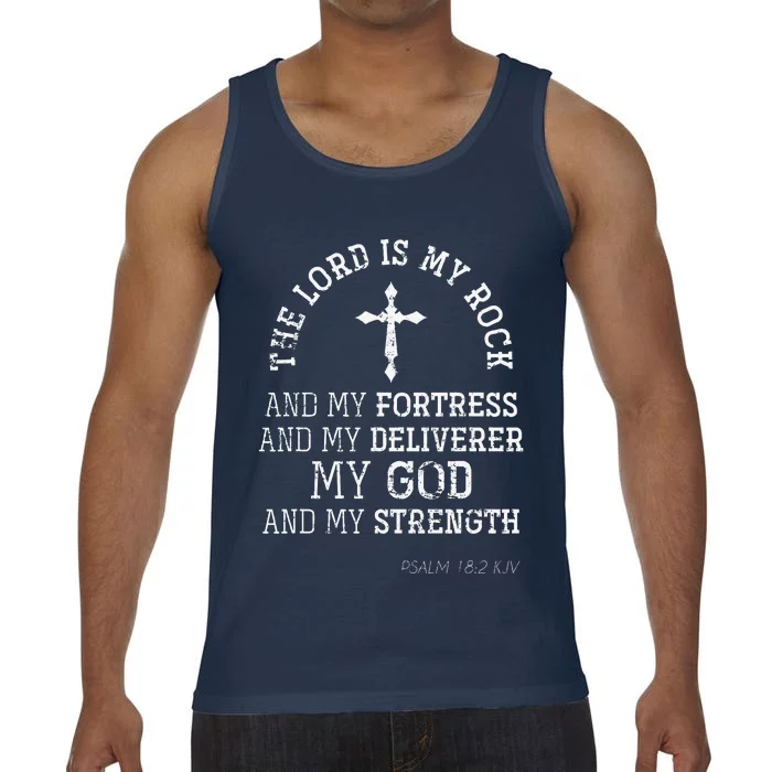 Bible Verse Christianity Faith Jesus Lord Devotee Prayer Comfort Colors® Tank Top