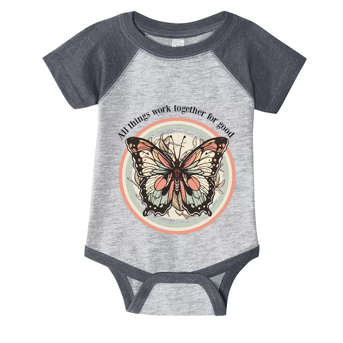 Bible Verse Christian Butterfly Infant Baby Jersey Bodysuit