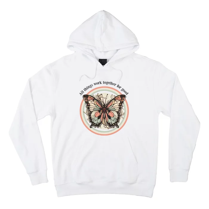 Bible Verse Christian Butterfly Hoodie