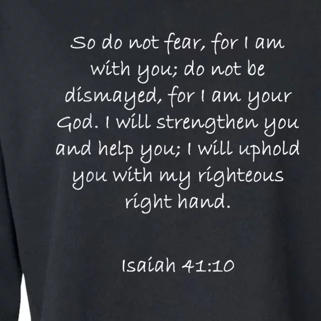 Bible Verse Christian Cropped Pullover Crew