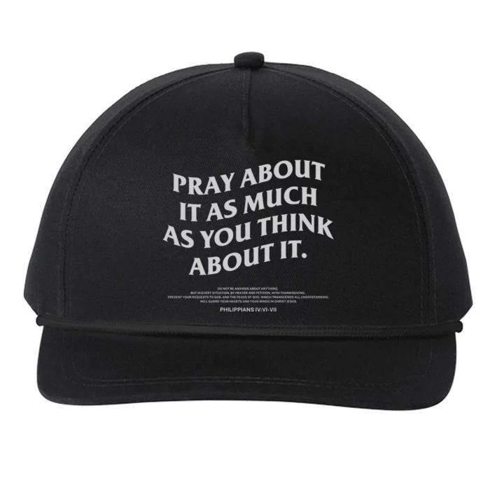 Bible Verse Christian Snapback Five-Panel Rope Hat