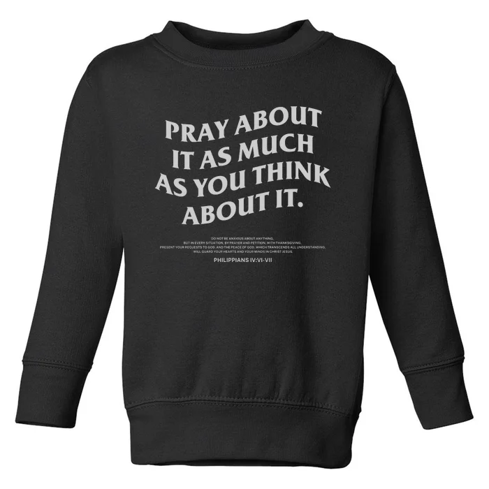 Bible Verse Christian Toddler Sweatshirt