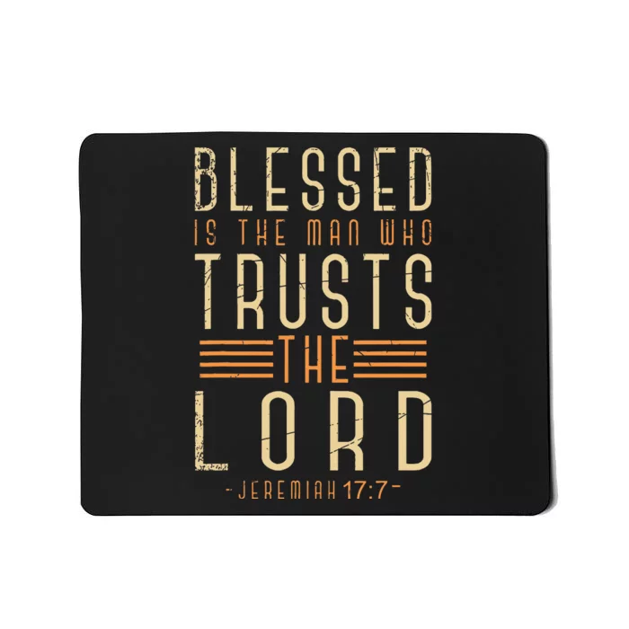 Bible Verse Christian God Savior Devotee Men Gift Jesus Mousepad