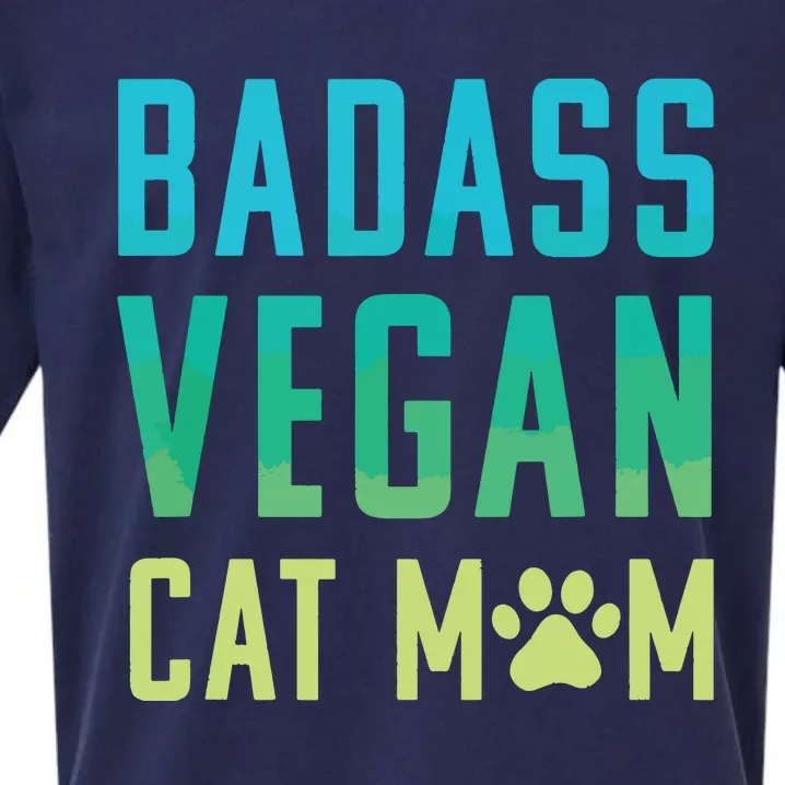 Badass Vegan Cat Mom Shirts Cute Vegan Shirts For Cat Lovers Sueded Cloud Jersey T-Shirt