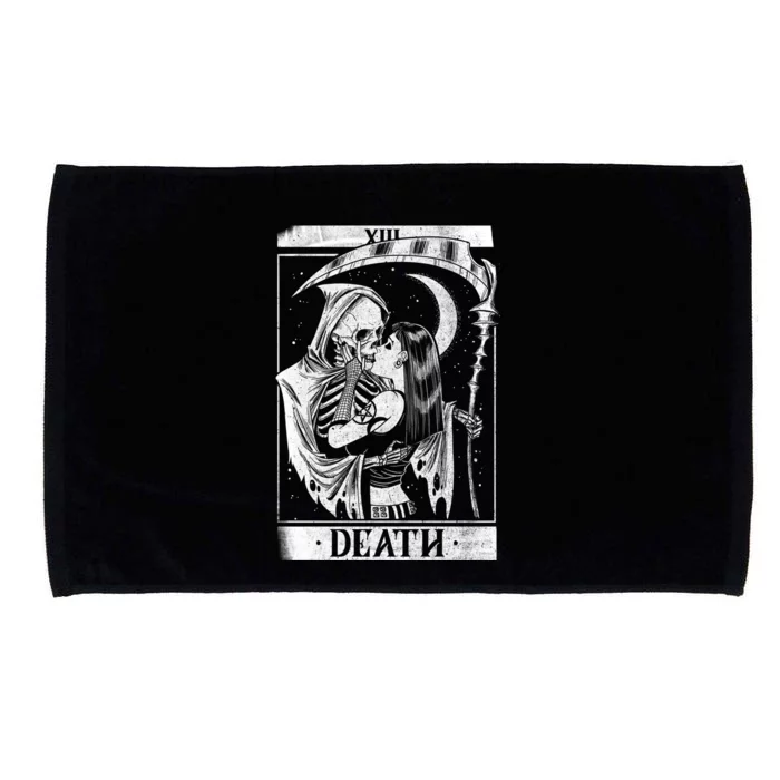 Blackcraft Vintage Death The Grim Reaper Tarot Card Cool Gift Microfiber Hand Towel