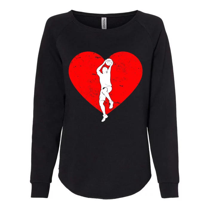 Basketball Valentine Day Gifts For Basketball Lover Boy Womens California Wash Sweatshirt