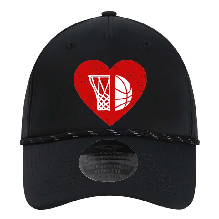 Basketball Valentine Day For Basketball Lover Gifts Heart Performance The Dyno Cap